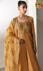 Orange bridesmaid Gown For Wedding Guests (3)