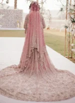 Pink Lehenga Gown with Embellished Belt Video