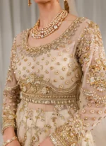Ivory Lehenga Choli with Gold Accents Video