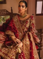 Maroon Bridal Gharara