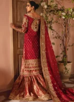 Maroon Bridal Gharara