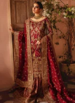 Maroon Bridal Gharara