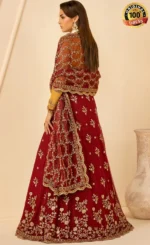 Maroon Maxi Dress​ For Wedding Guests (3)