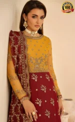 Maroon Maxi Dress​ For Wedding Guests (4)