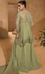 Sage Green Plazzo Suit For Wedding Guests