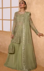 Sage Green Plazzo Suit For Wedding Guests