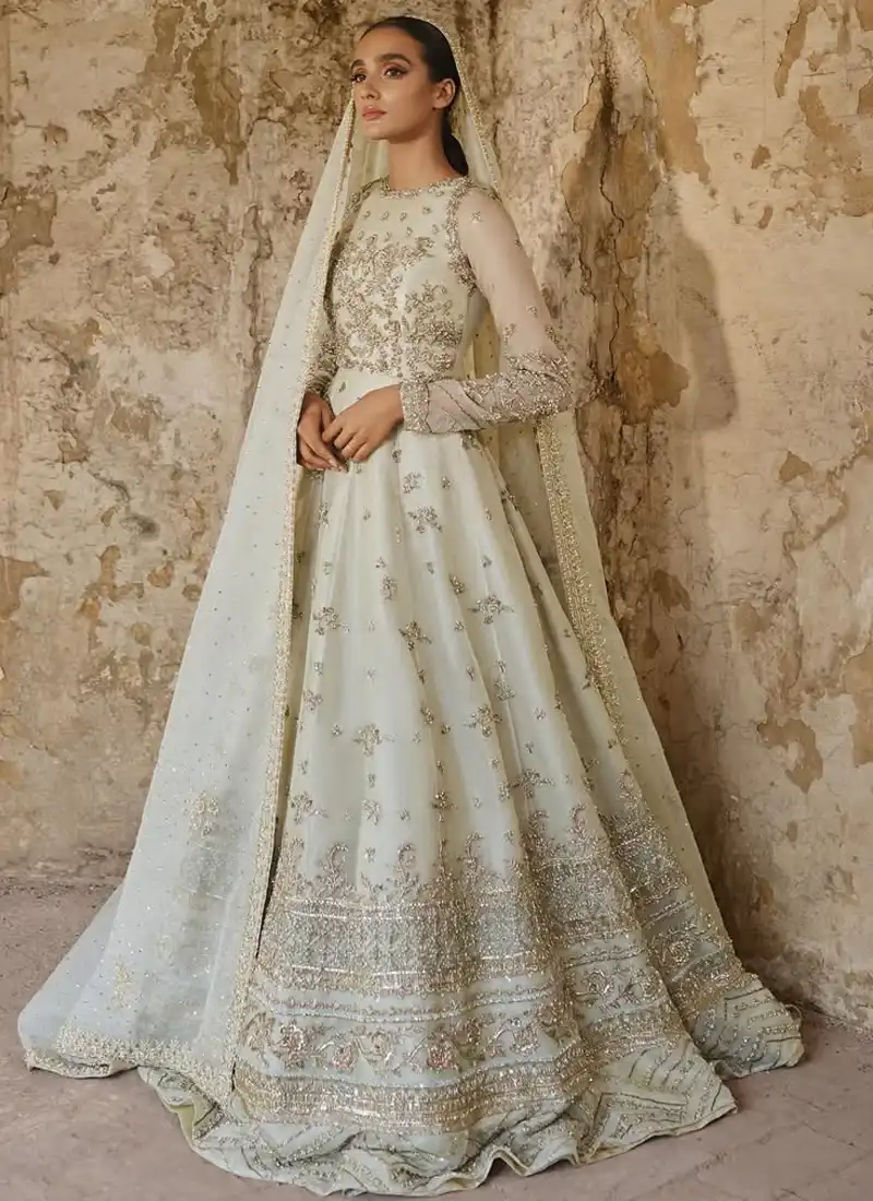 Cream Colour Nikkah Maxi