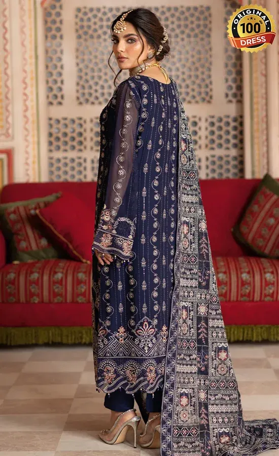 Embroidered Chiffon - T-306