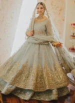 Ice Blue Nikkah Dress — product view 3