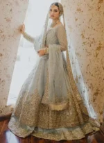 Ice Blue Nikkah Dress