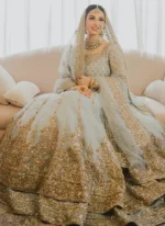 Ice Blue Nikkah Dress — product view 4