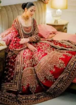 Red Nikkah Bridal Maxi