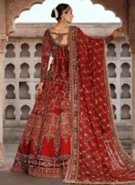 Red Nikkah Bridal Maxi