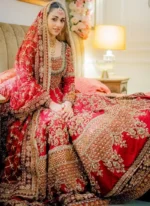 Red Nikkah Bridal Maxi