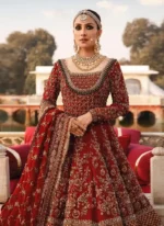 Red Nikkah Bridal Maxi