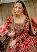 Red Nikkah Bridal Maxi