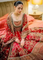 Red Nikkah Bridal Maxi
