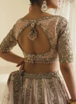 Soft Pink Nikkah Lehenga