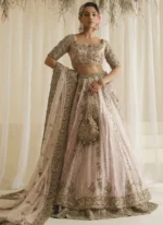 Soft Pink Nikkah Lehenga