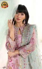 AJUEV 11 — embroidered net, product view 3