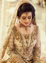Golden Nikkah Gharara