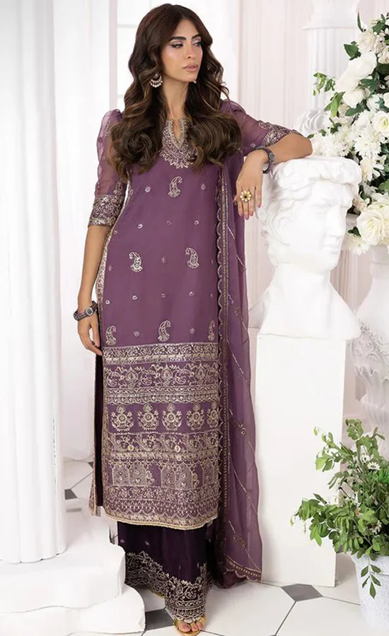 Embroidered Chiffon - AJIZL1 (4)