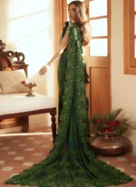 Green Bridal Saree (2)