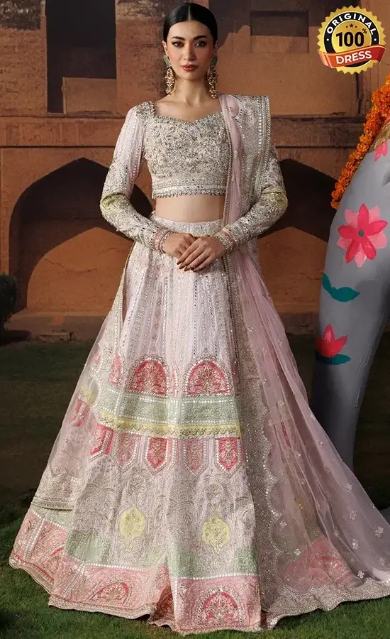 Indo Western Ghagra For Wedding Guests Indo Western ghagra for wedding guests with elegant embroidery and festive detailing