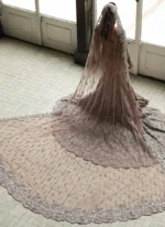 Pink Colour Mermaid Bridal Lehenga (1)