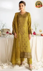 Mustard Salwar Kameez Dress For Wedding Guestsss (1)