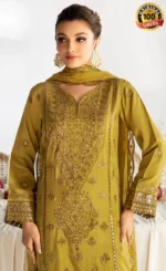 Mustard Salwar Kameez Dress For Wedding Guestsss (3)