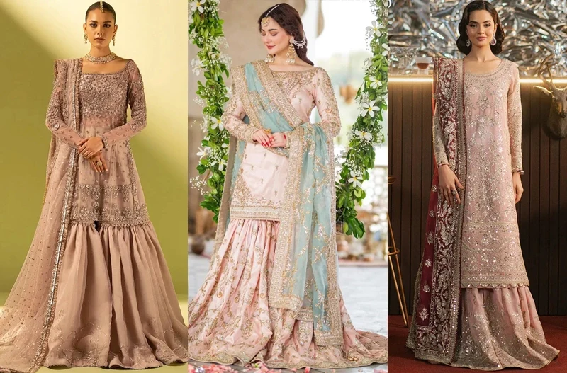 Pink Sharara