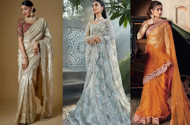 bridal saree