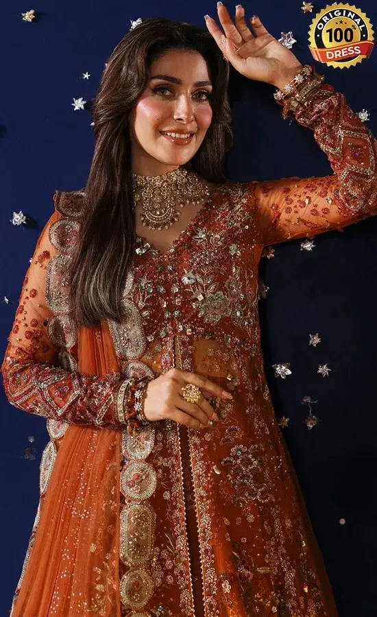 Embroidered Net NL-80 Zardozi Dress (2)