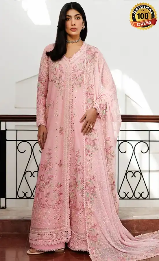 Embroidered Lawn Fiona Dress (3) Embroidered Lawn Fiona Dress (3)