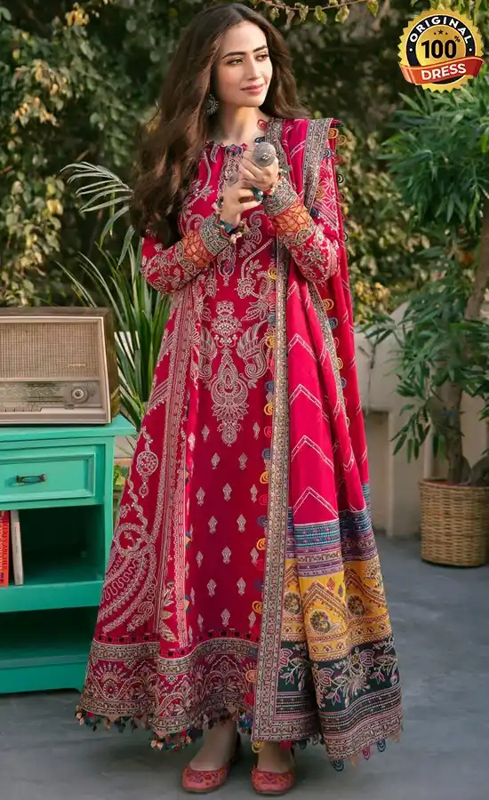 Jazmin Embroidered Lawn SL22-D2 Dress (2) Jazmin Embroidered Lawn SL22-D2 Dress (2)