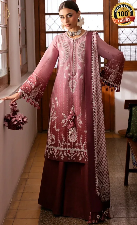 Jazmin Embroidered Lawn SL26-D08 Dress (4) Jazmin Embroidered Lawn SL26-D08 Dress (4)