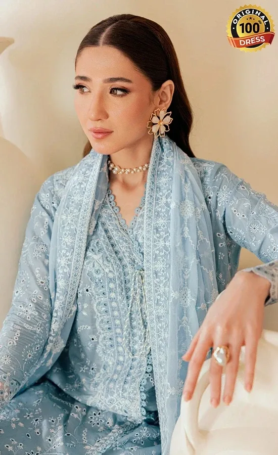 Aik Atelier Embroidered Lawn B2601B Dress (1)