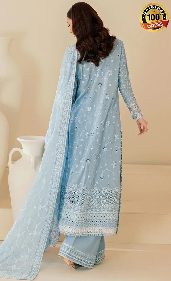 Aik Atelier Embroidered Lawn B2601B Dress (3)