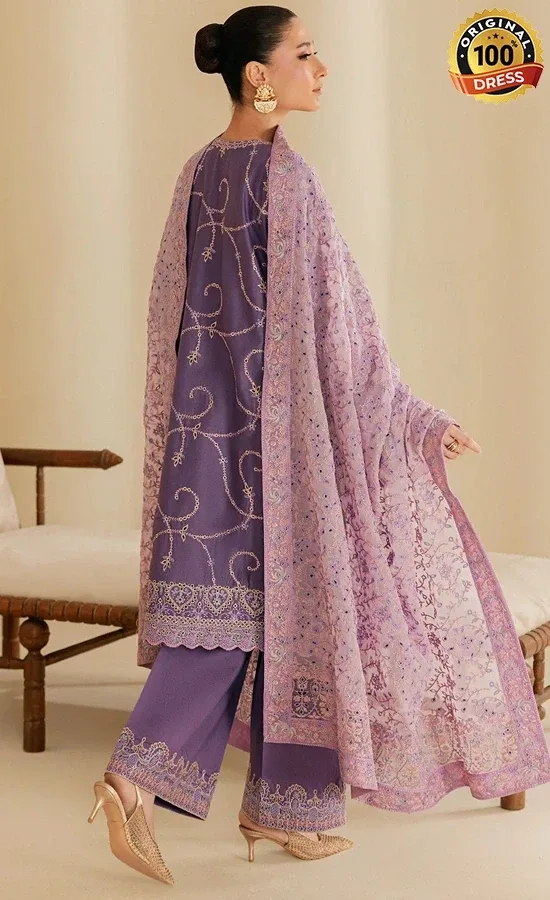 Aik Atelier Embroidered Lawn B2602A Dress (3)