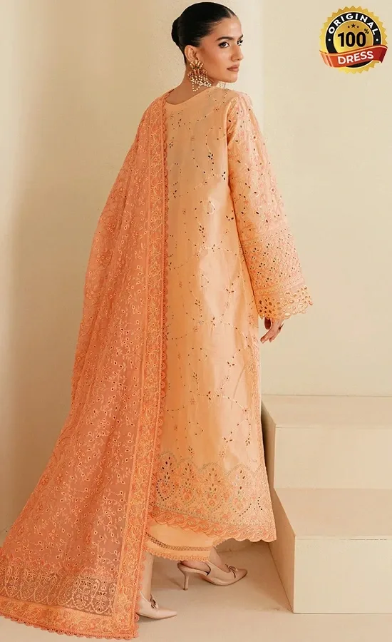 Aik Atelier Embroidered Lawn B2602B Dress (4)
