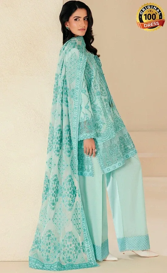 Aik Atelier Embroidered Lawn B2605A Dress (2)