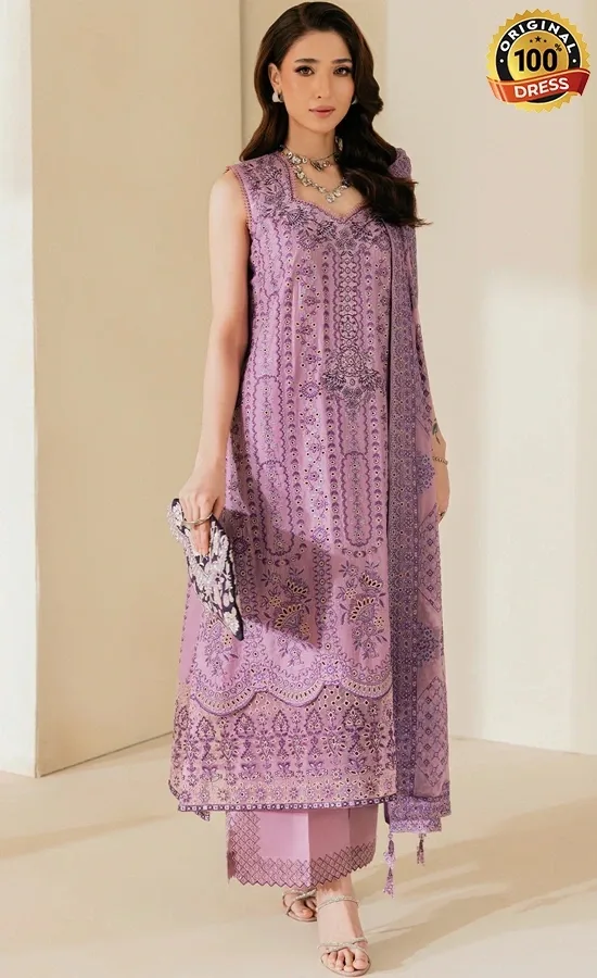 Aik Atelier Embroidered Lawn B2605B Dress (1) Aik Atelier Embroidered Lawn B2605B Dress (1)