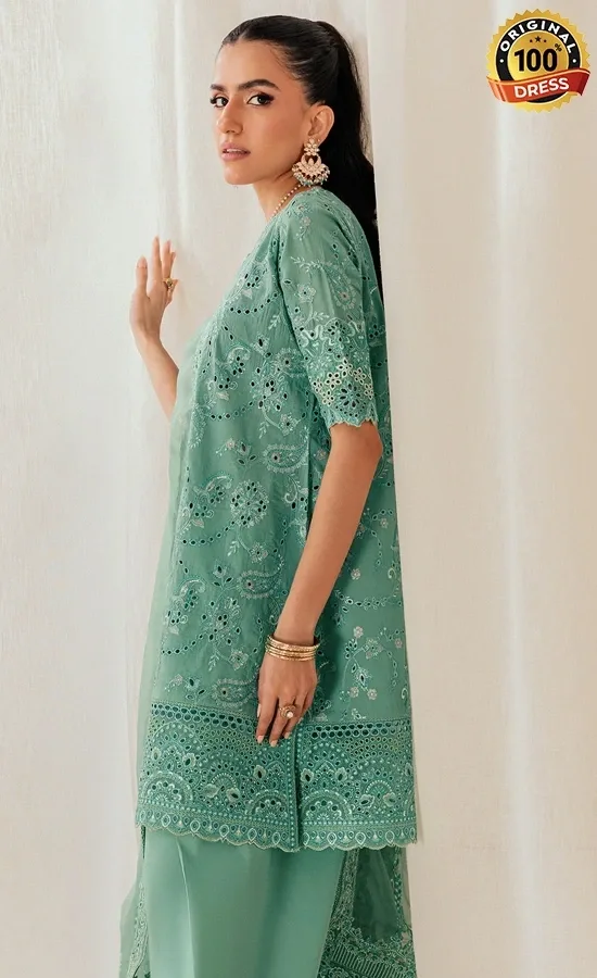 Aik Atelier Embroidered Organza B2603A Dress (3)