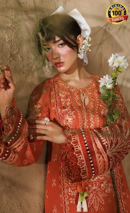 Akbar Aslam Embroidered Lawn Alpine Dress (2)