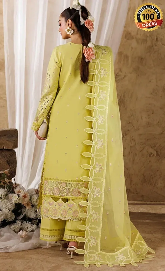 Akbar Aslam Embroidered Lawn Felene Dress (3)