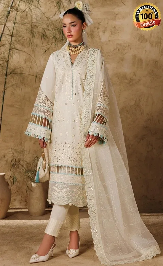 Akbar Aslam Embroidered Lawn Sylvan Dress (1) Akbar Aslam Embroidered Lawn Sylvan Dress (1)