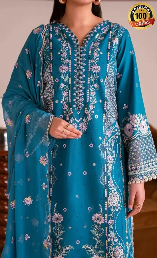 Maryum N Maria Embroidered Lawn Amelie Dress (4)