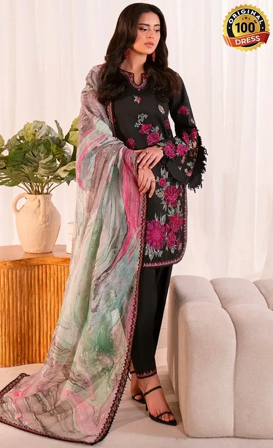 Maryum N Maria Embroidered Lawn Anais Dress (2)