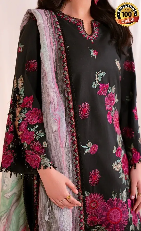 Maryum N Maria Embroidered Lawn Anais Dress (4)